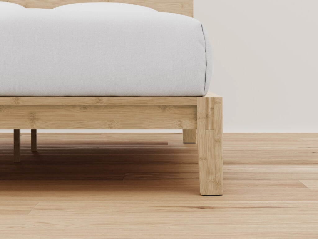 BambooFrame Natural Mattress Detail 4x3